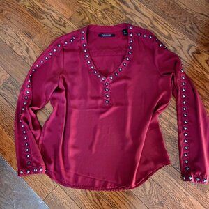 NWOT Scotch and Soda studded blouse, L